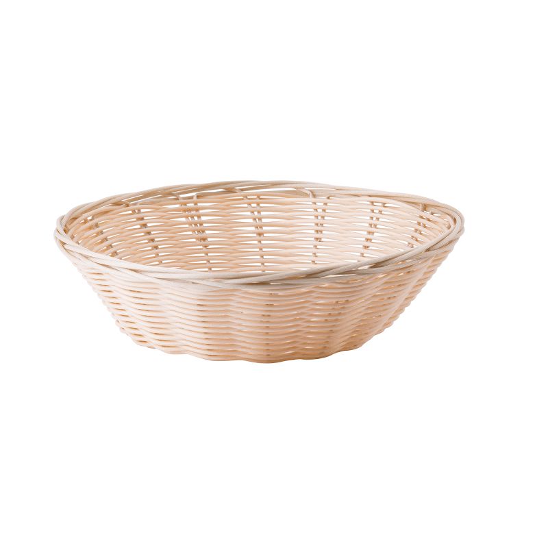 BASKET POLY CORD WICKER 8.5X2.5