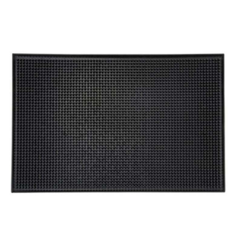 MAT BAR SPILL-STOP FLEX BLK 12"X18