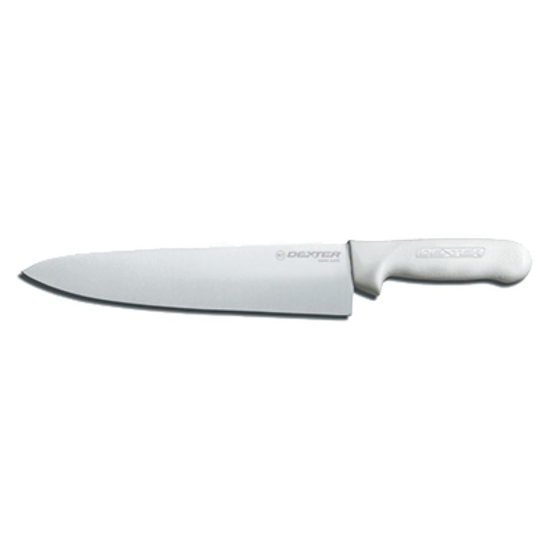 KNIFE COOK WHITE HANDLE SANISAFE 10
