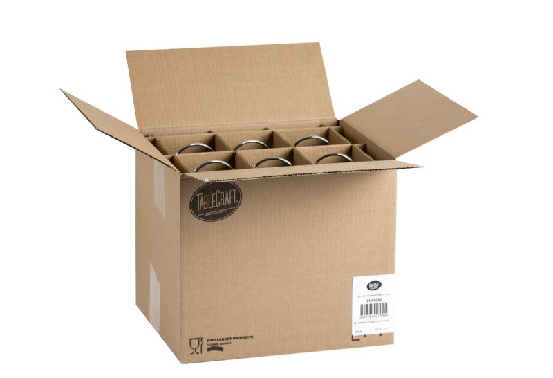 BOTTLE GLASS VINEGAR/OIL W/BLK RACK