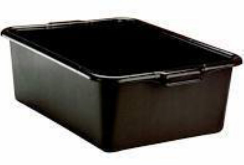 BOX BUS TUB BLACK NSF 21X15X5 DEEP