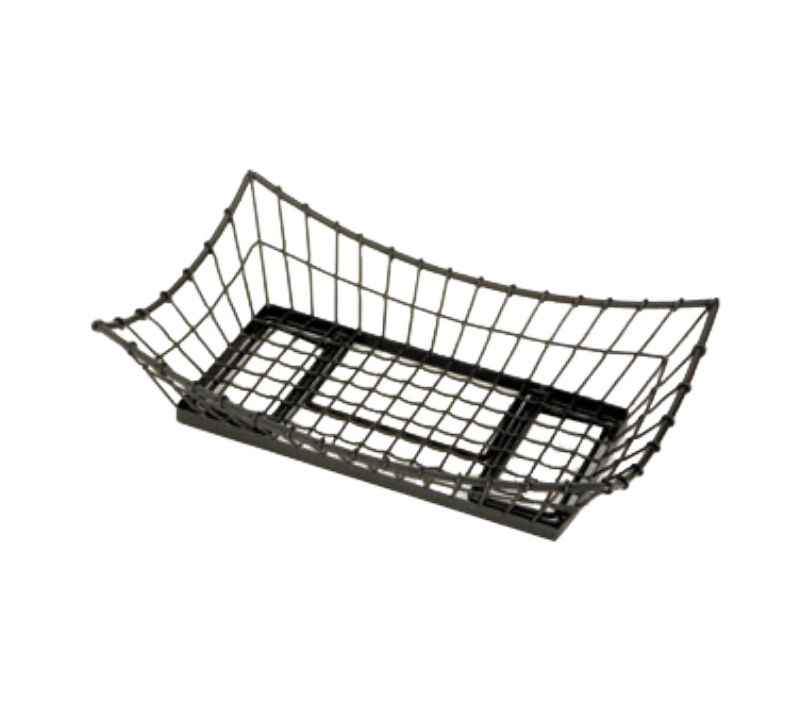 BASKET RECTANGLE BLACK 21X13X5.5