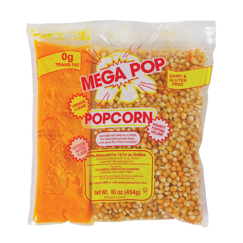 POPCORN POPPING PACK 16 OZ