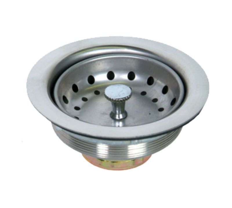 BASKET SINK DRAIN W/ CRUMB CUP S/S