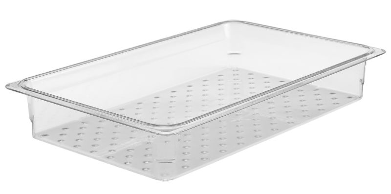 COLANDER CLEAR PLS FULL SZ PAN 3" DP