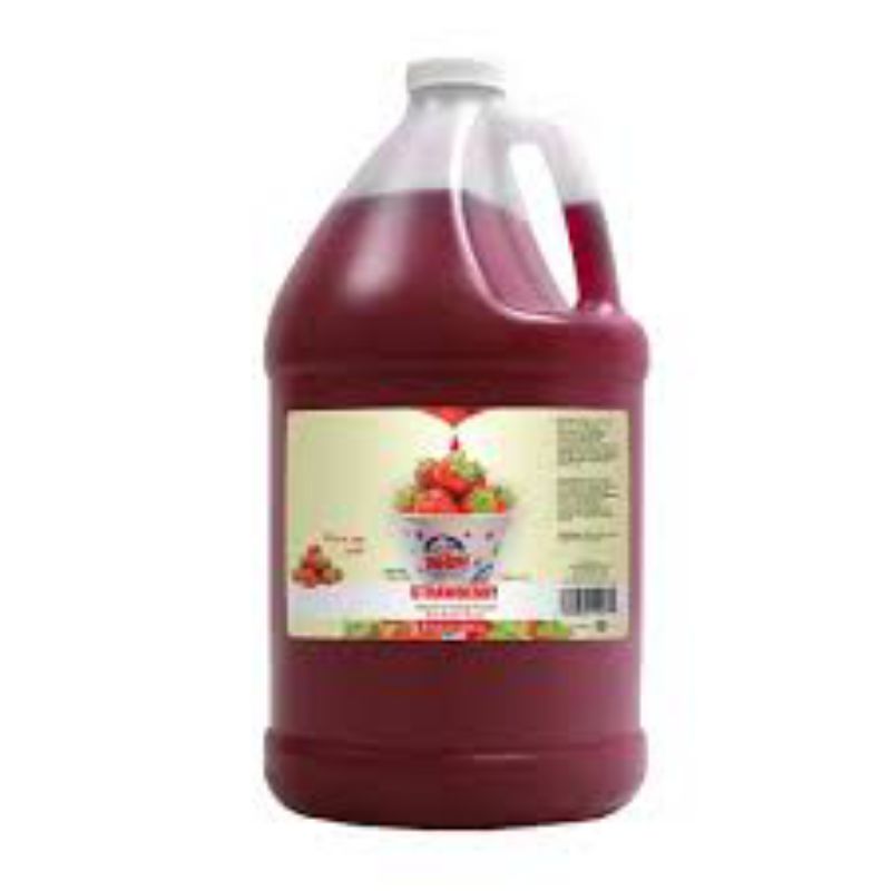 SYRUP SNOW CONE STRAWBERRY 1 GAL