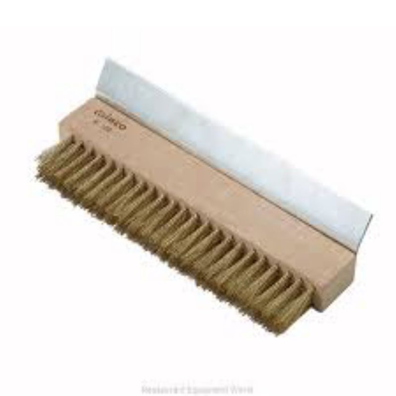 BRUSH OVEN BRASS W/SCRAPER