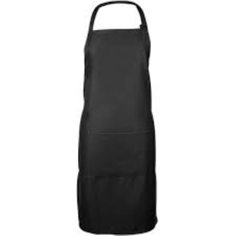 APRON BIB GENESIS BLACK 33X23