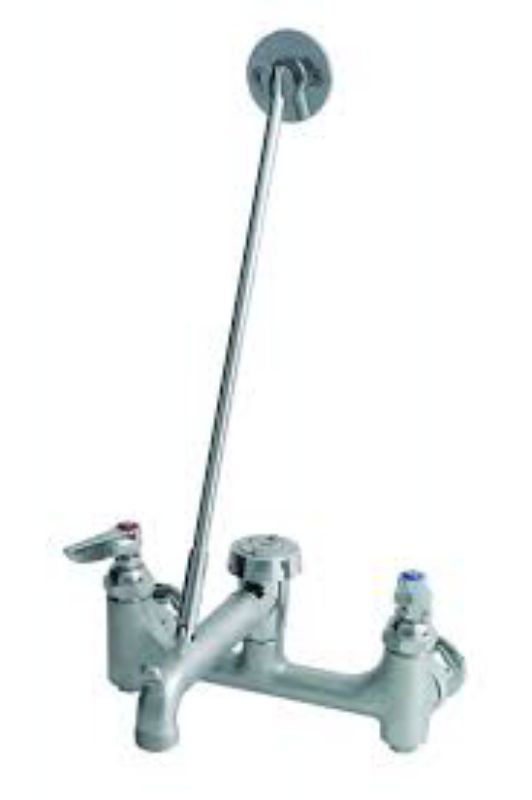 FAUCET SERVICE SINK 8" WALL MOUNT