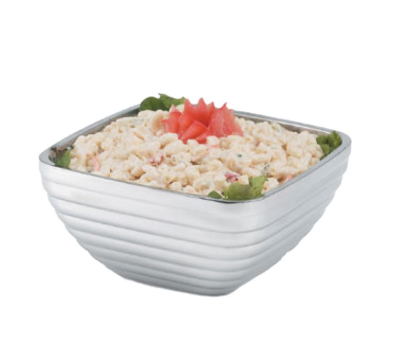 BOWL S/S SQUARE BEEHIVE 3.2QT 8-5/8