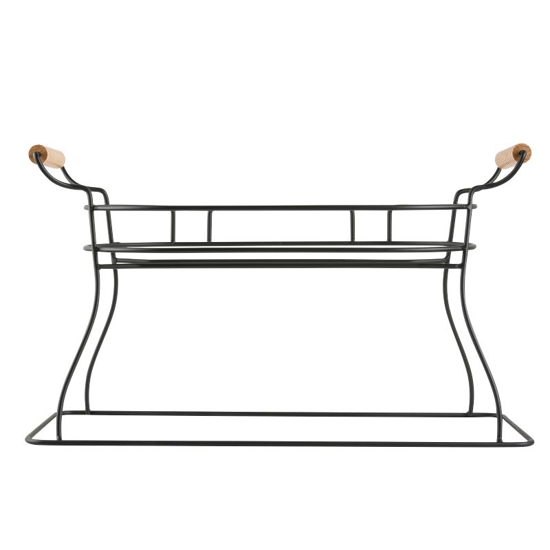 BASE BEV DISPENSER DBL WIRE BLACK