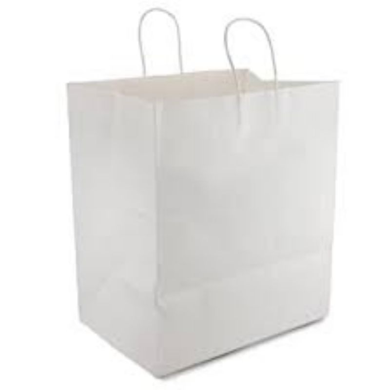 BAG SHOPPING HANDLE WHITE 1/6