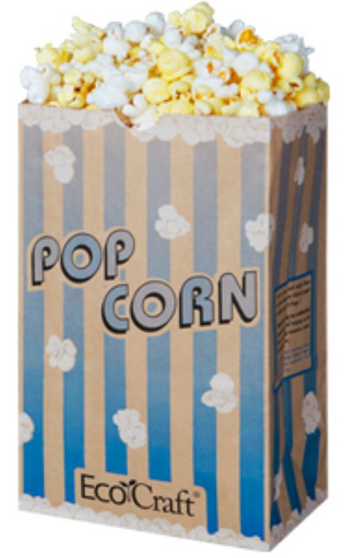 BAG POPCORN ECOCRAFT 85 OZ