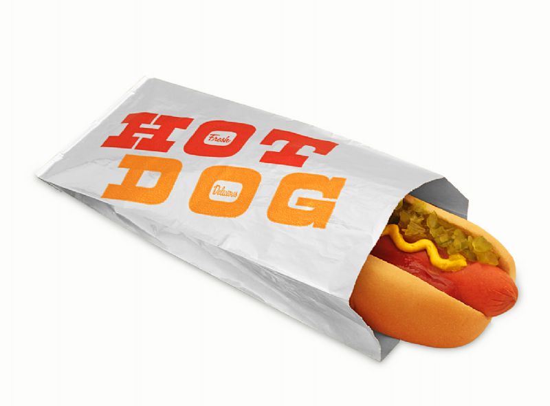 BAG FOIL HOT DOG PRINTED LAMINATED