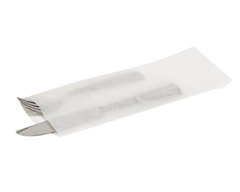 BAG SILVERWARE PLAIN WHITE