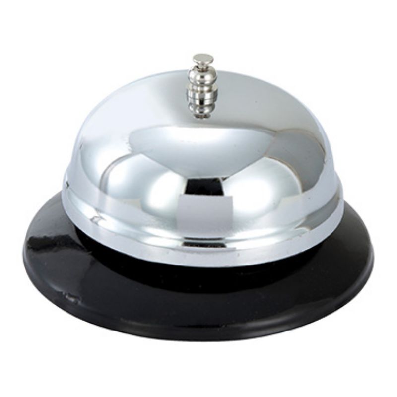 BELL CALL TABLE CHROME PLATED 3.5