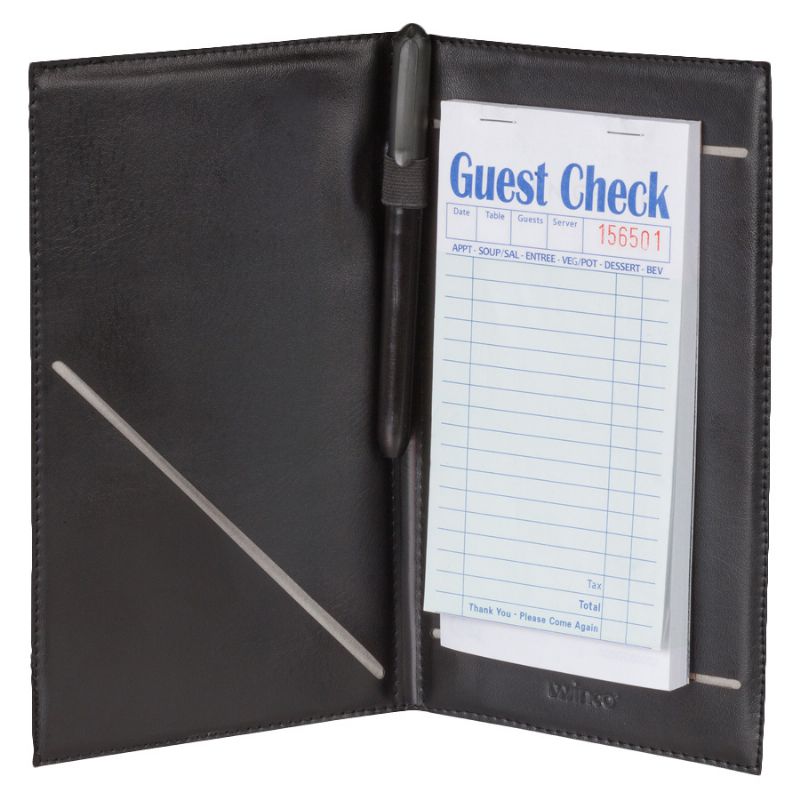 CHECK HOLDER W/ PEN LOOP 5-1/4X8.5