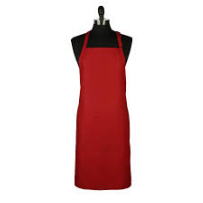 APRON BIB GENESIS RED 33X23 WITH