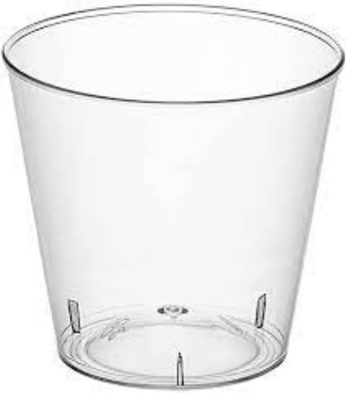 GLASS SHOT CLEAR PLASTIC 1 OZ