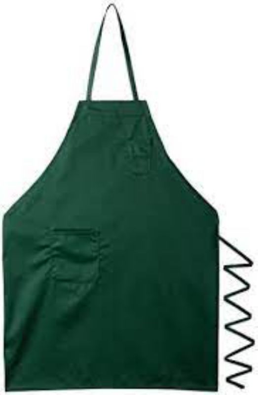 APRON FULL SIZE 2 POCKET GREEN 33X26