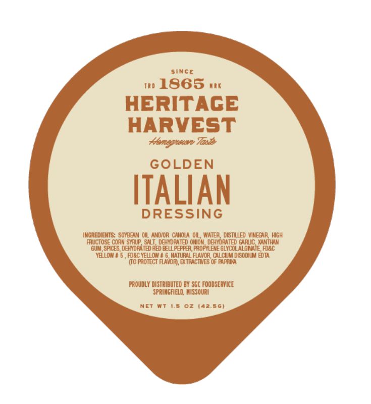 DRESSING ITALIAN GOLDEN CUP HH