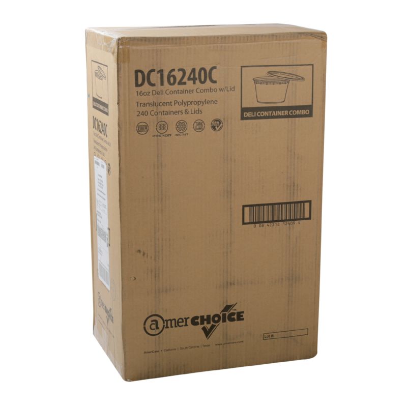 CONTAINER DELI COMBO 16 OZ