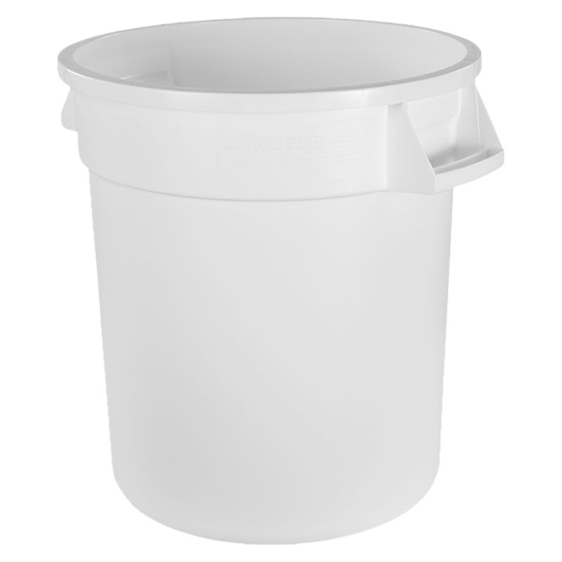 TRASH CONTAINER BRONCO WHITE 10 GAL