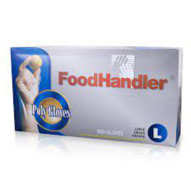 GLOVE POLY LG POWDER FREE CLEAR