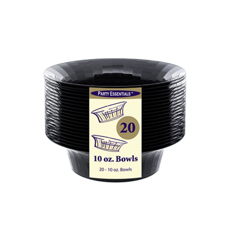 BOWL BLACK DELUXE 10 OZ