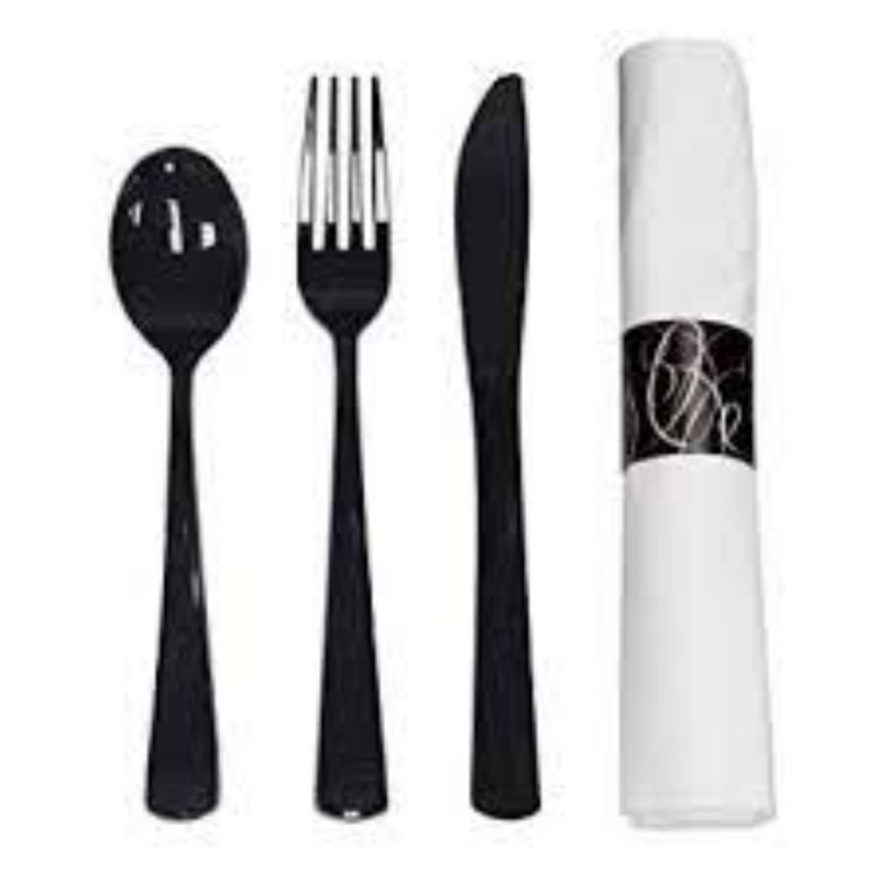 CUTLERY NAPKIN ROLLS HD SET
