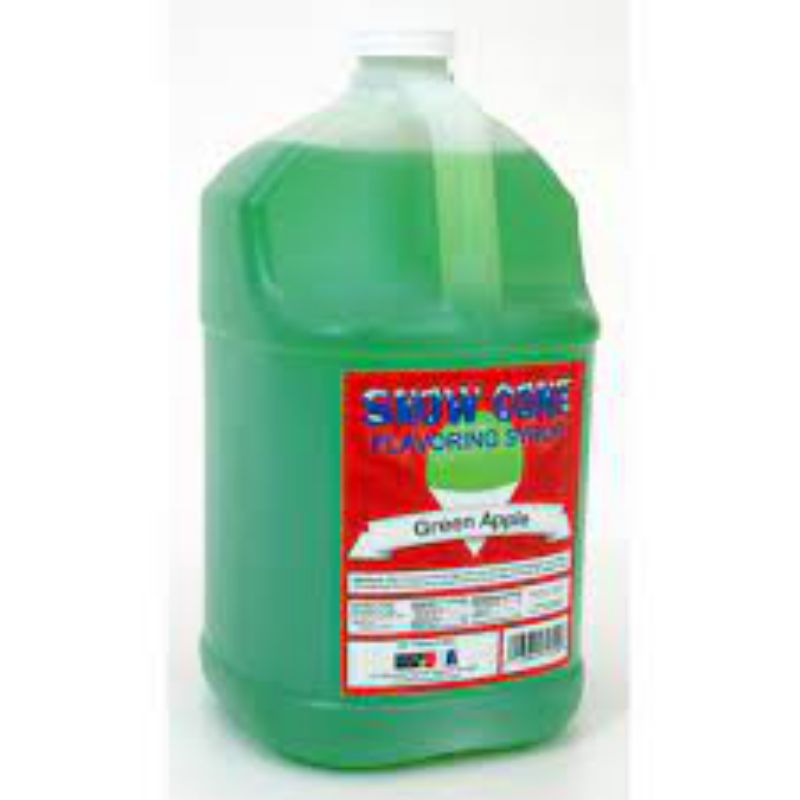 SYRUP SNOW CONE GREEN APPLE 1 GAL