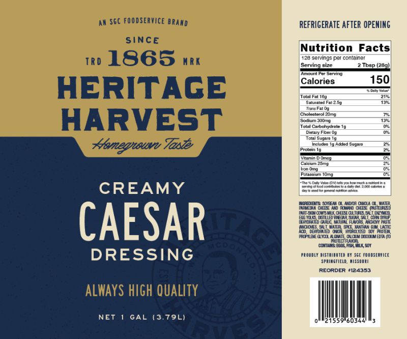 DRESSING CREAMY CAESAR HH