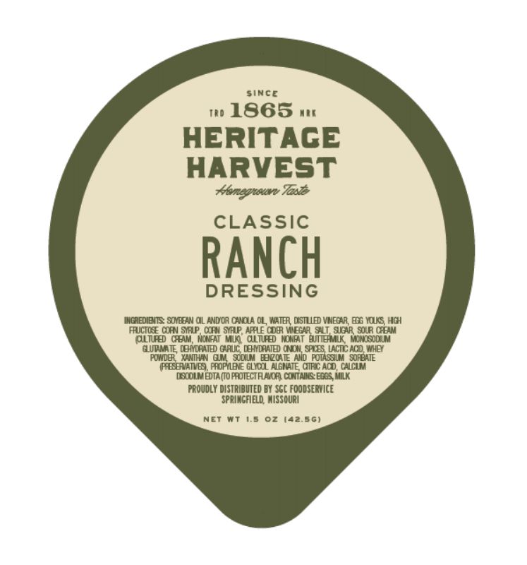 DRESSING RANCH CUP HH