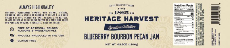 JAM BLUEBERRY BOURBON PECAN