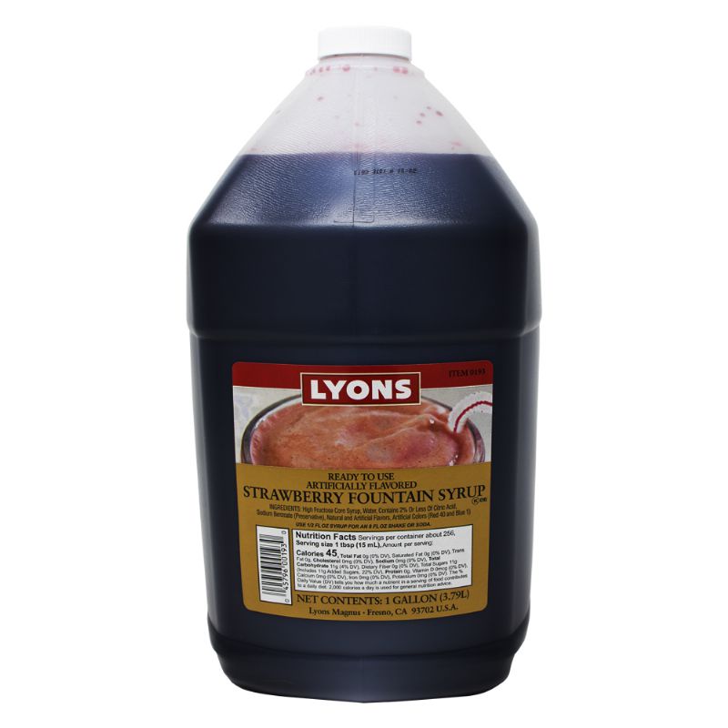 SYRUP STRAWBERRY RTU