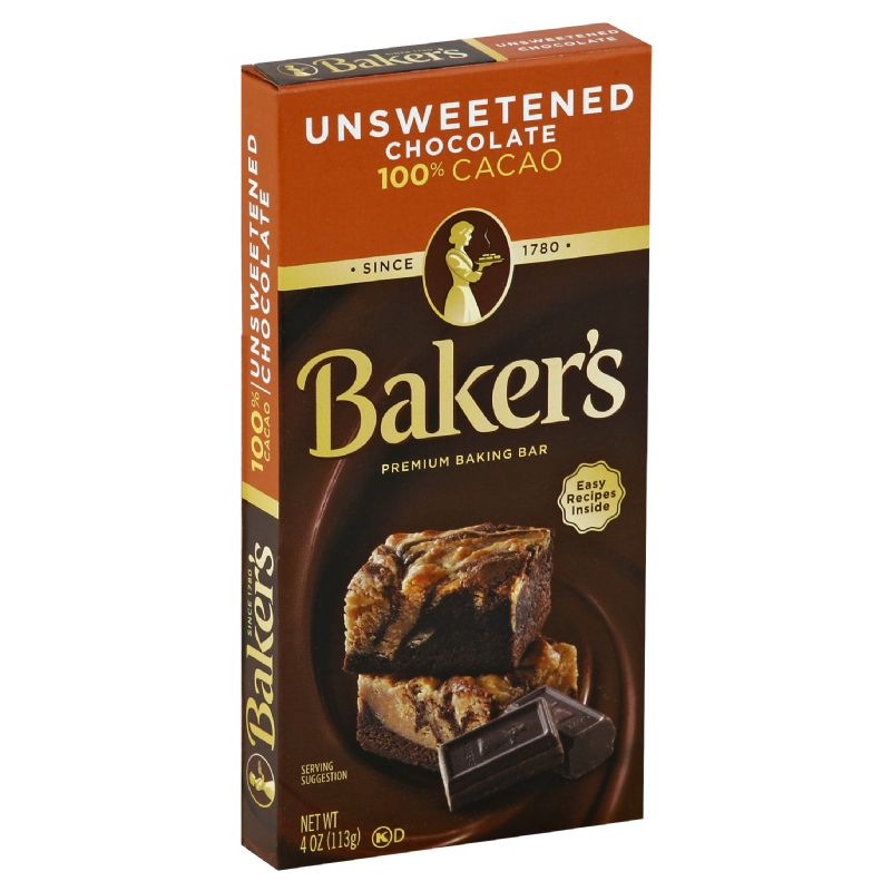 CHOCOLATE BAR UNSWEET BAKING
