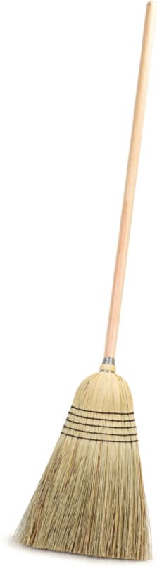 BROOM WAREHOUSE STRAW WOOD HNDL 56