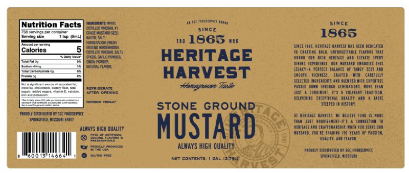 MUSTARD STONE GROUND