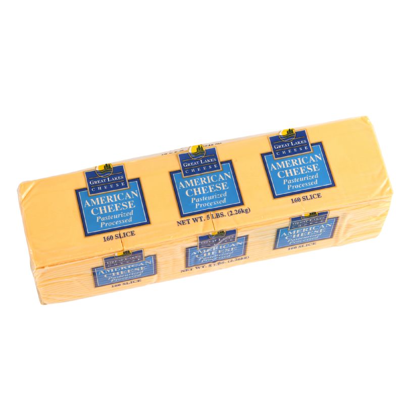 CHEESE AMERICAN SLICED EZP 160 CT LOAF