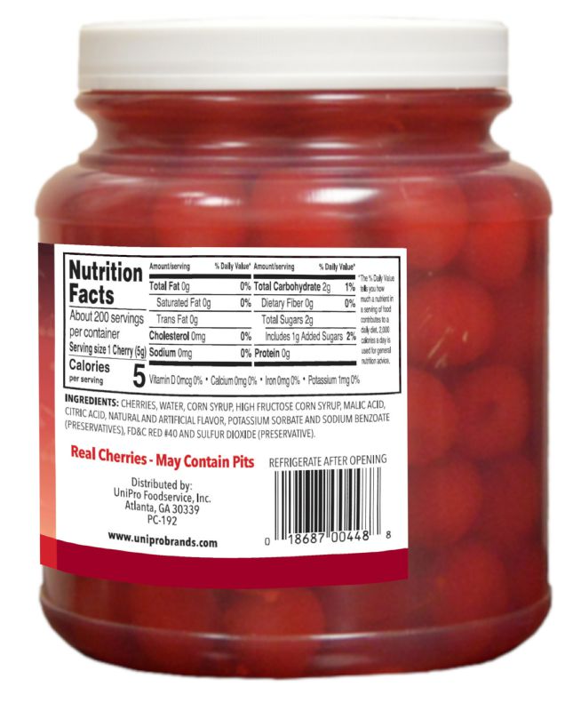 CHERRY MARASCHINO W/STEM