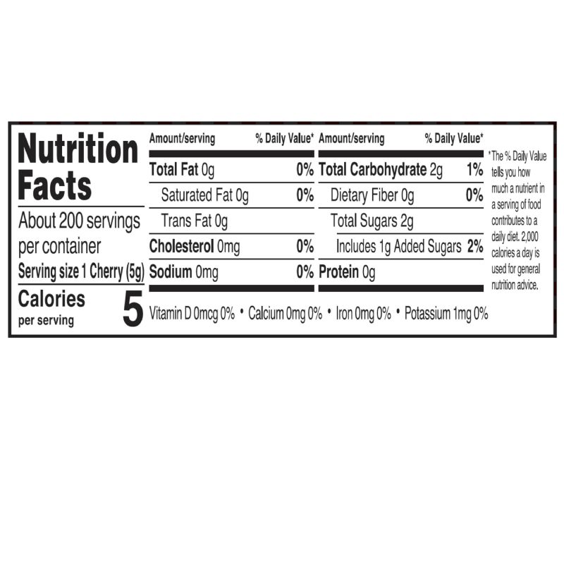 CHERRY MARASCHINO W/STEM