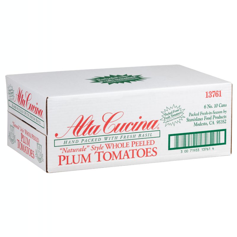 TOMATO WHOLE PEELED BASIL