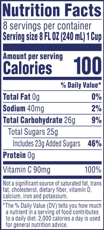 JUICE CRANBERRY WHITE