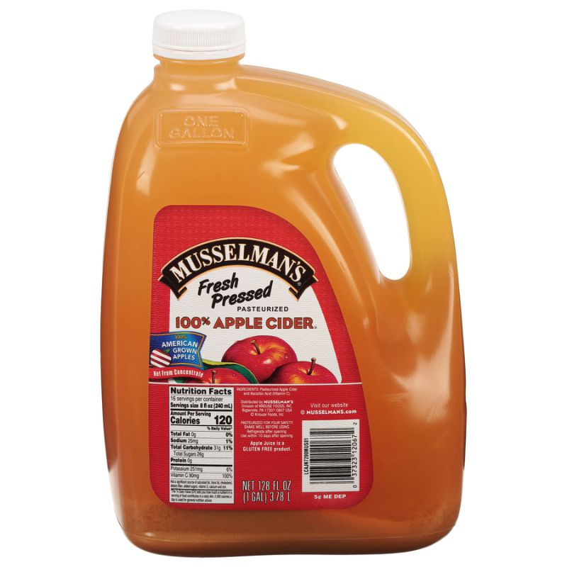 CIDER APPLE PLASTIC JUG