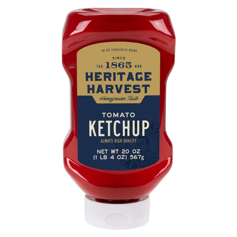 KETCHUP BOTTLE RED UPSIDE DOWN