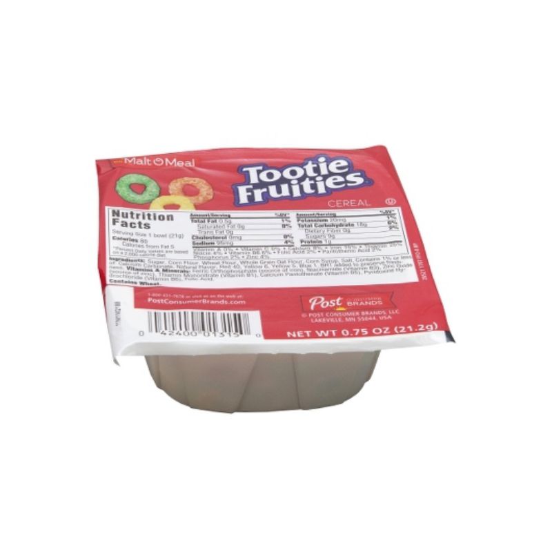 CEREAL TOOTIE FRUITIE BOWLPAK