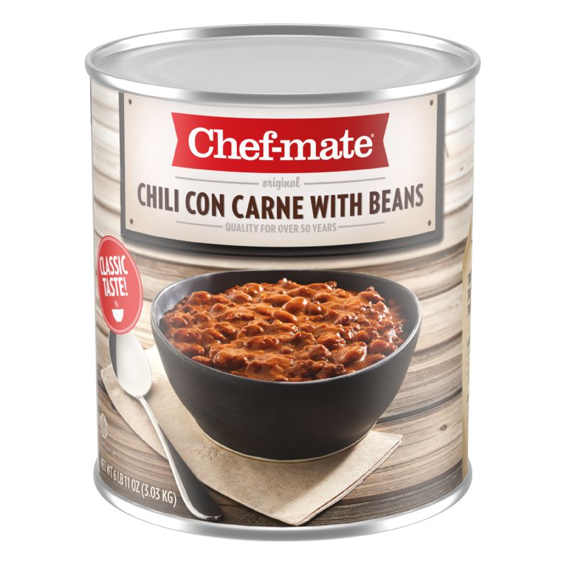 CHILI WITH BEAN CANNED