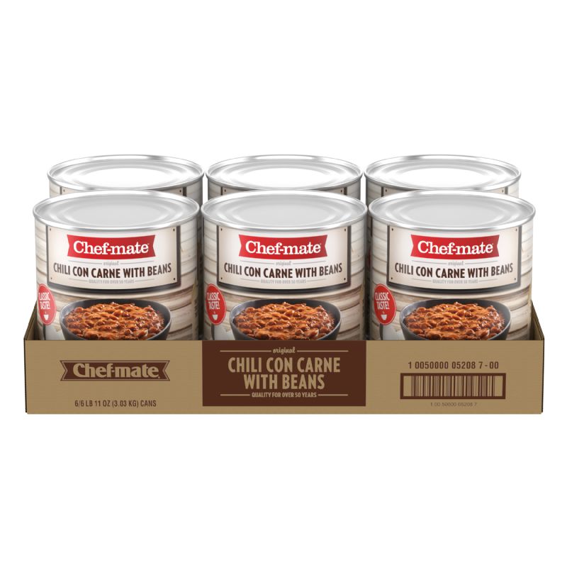 CHILI WITH BEAN CANNED