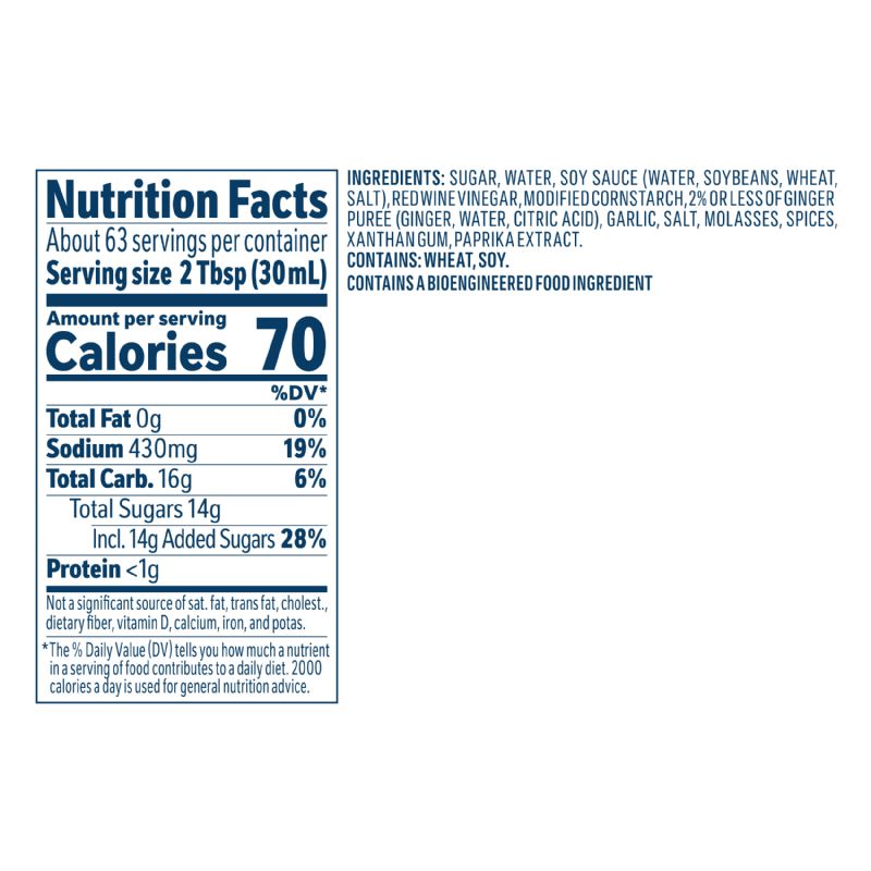 SAUCE GENERAL TSO RTU