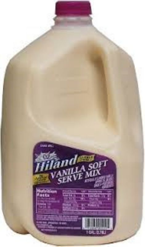 ICE CREAM SOFT SERV MIX VAN 5%